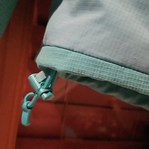 North Face jacket XS turquoise EUC - Picture 4 of 9
